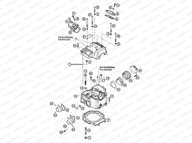 CYLINDER, CYLINDER HEAD