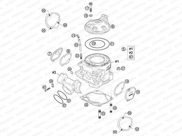CYLINDER, CYLINDER HEAD