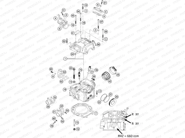 CYLINDER, CYLINDER HEAD