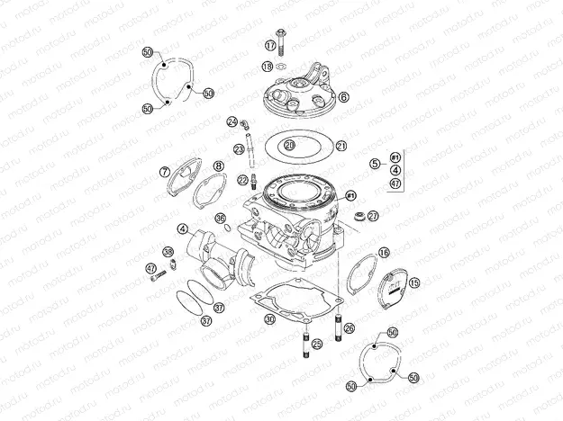 CYLINDER, CYLINDER HEAD