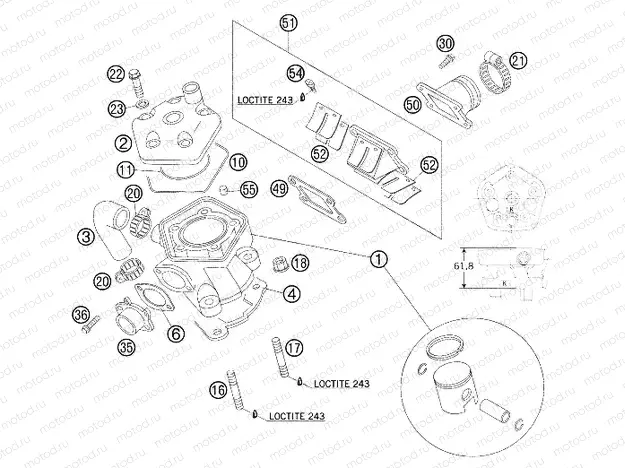 CYLINDER, CYLINDER HEAD