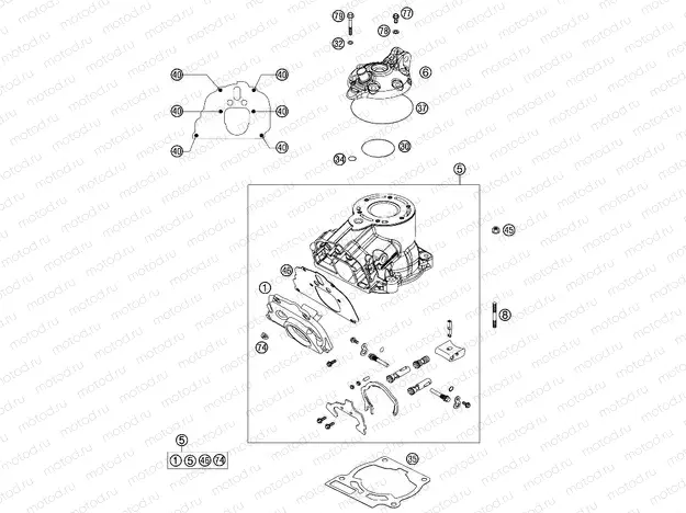 CYLINDER, CYLINDER HEAD