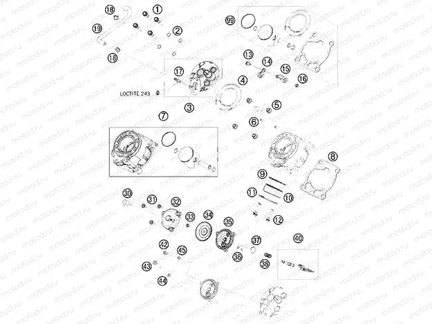 CYLINDER, CYLINDER HEAD