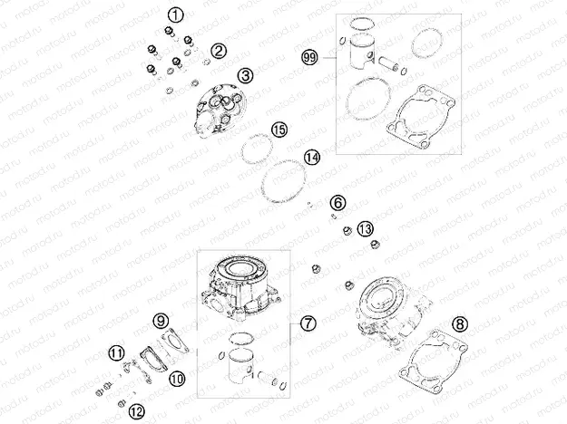 CYLINDER, CYLINDER HEAD