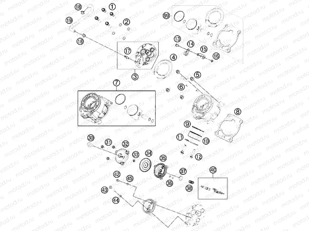 CYLINDER, CYLINDER HEAD