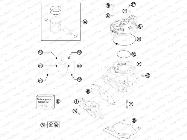 CYLINDER, CYLINDER HEAD