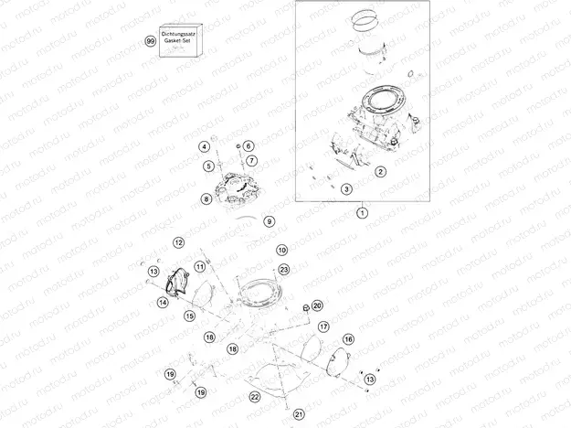 CYLINDER, CYLINDER HEAD