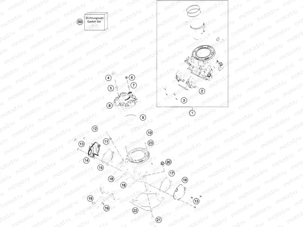 CYLINDER, CYLINDER HEAD