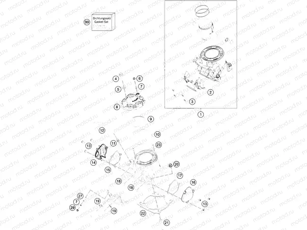 CYLINDER, CYLINDER HEAD