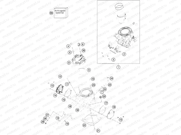 CYLINDER, CYLINDER HEAD