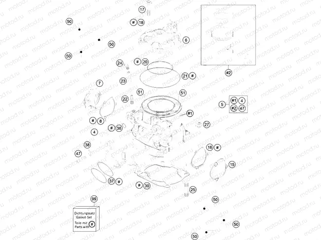 CYLINDER, CYLINDER HEAD|Engine|30