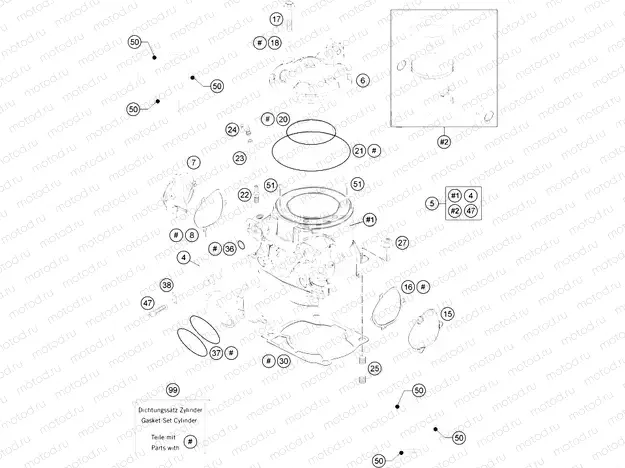 CYLINDER, CYLINDER HEAD|Engine|30