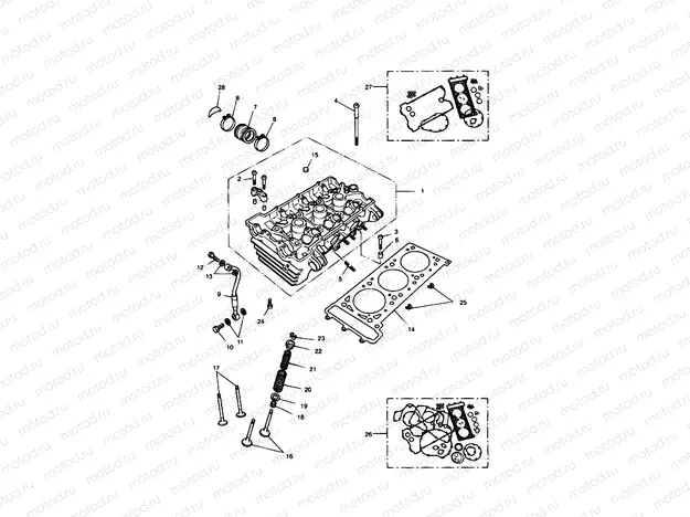 Cylinder Head and Valves 3 Cylinder