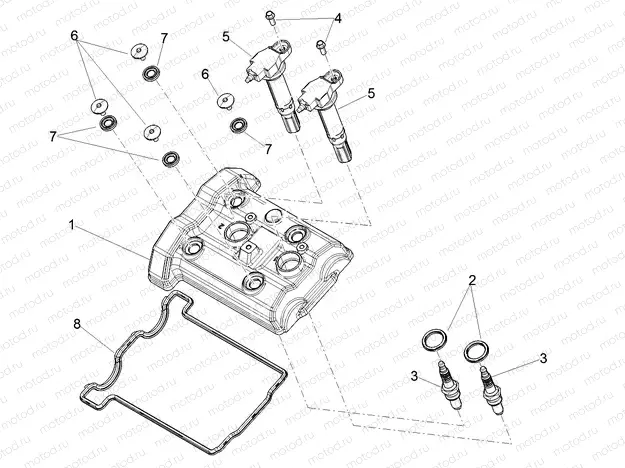 Cylinder head cover