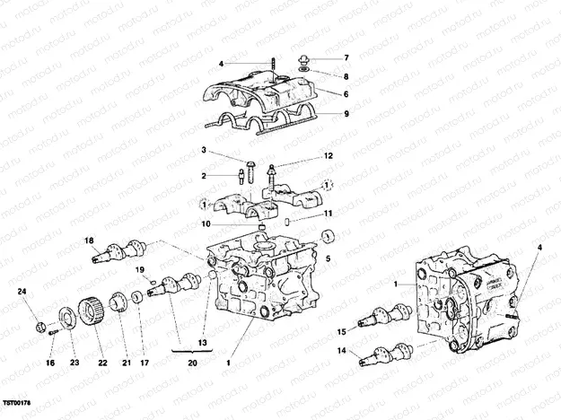 CYLINDER HEAD » ENGINE CASE