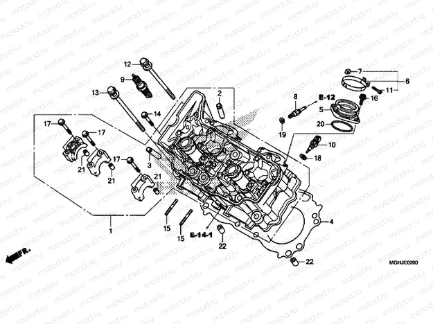 CYLINDER HEAD (FRONT)