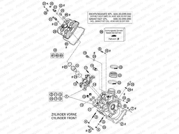 CYLINDER HEAD FRONT