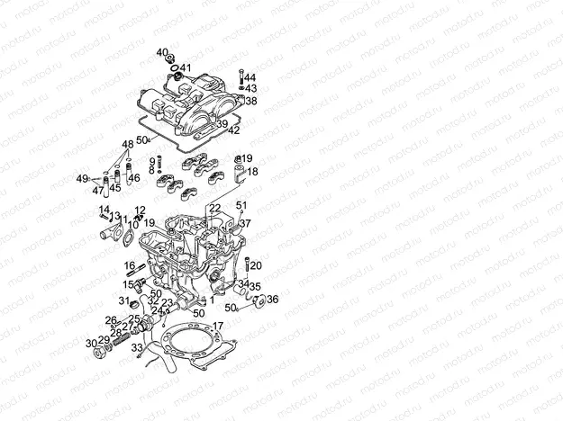 Cylinder - Head - Piston T