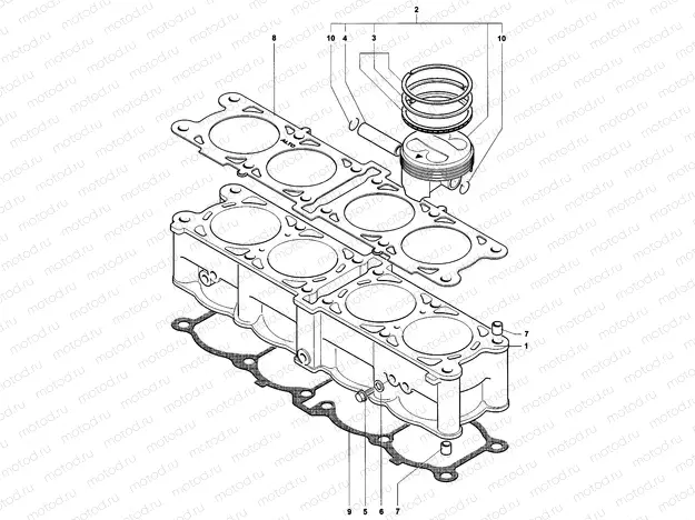 Cylinder & Piston Assembly