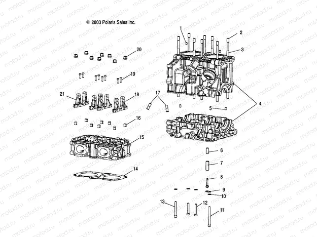 CYLINDER - W045305CA/IA/CB/IB/IE/CC/IC/CD/ID/IF (4990579057C07) | CYLINDER - W045305CA/IA/CB/IB/IE/CC/IC/CD/ID/IF (4990579057C07)