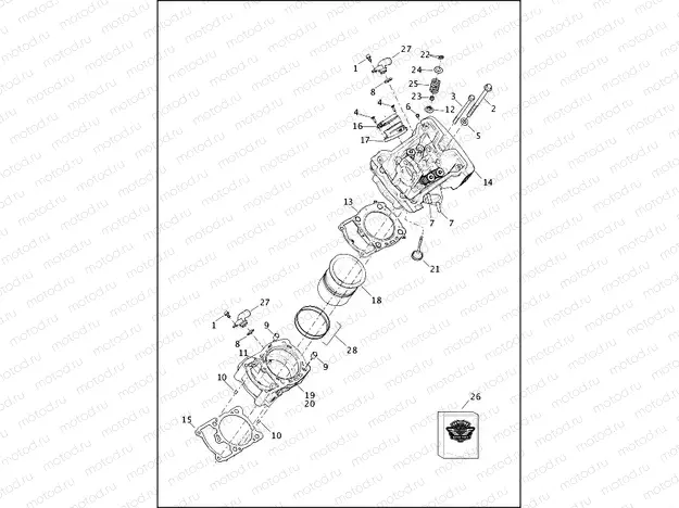 CYLINDERS, HEADS AND VALVES