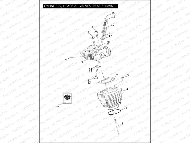 CYLINDERS, HEADS & VALVES - TWIN CAM 103â¢