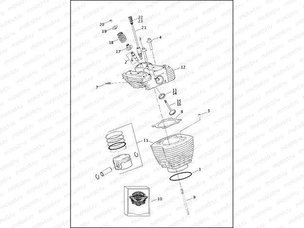 CYLINDERS, HEADS, VALVES - TWIN CAM 103â¢