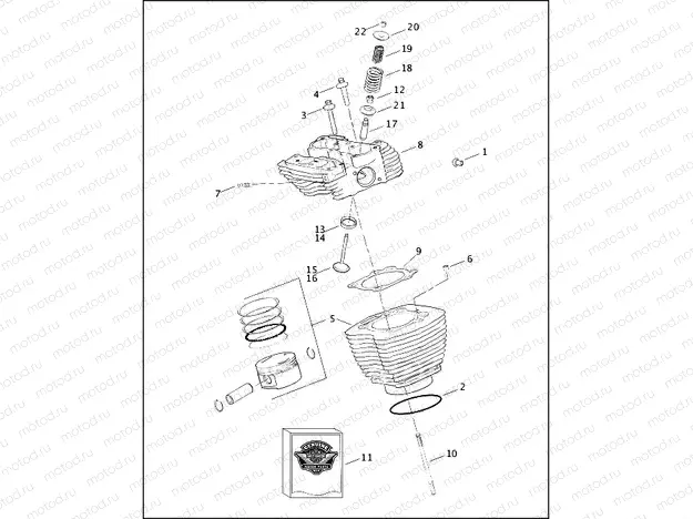 CYLINDERS, HEADS & VALVES - TWIN CAM 88â¢