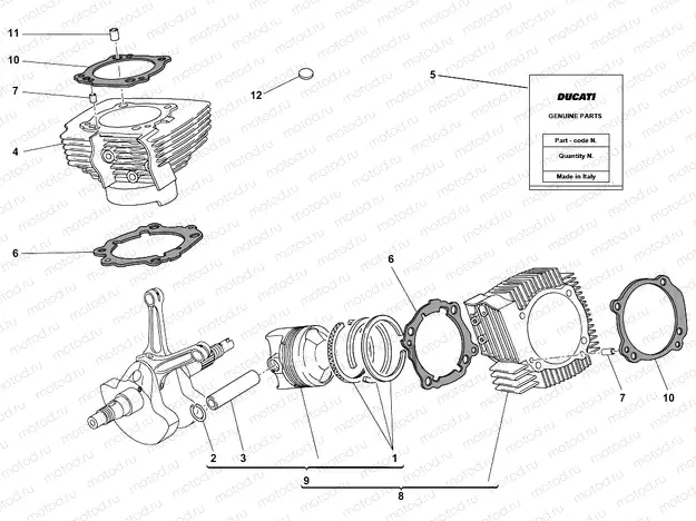 CYLINDERS - PISTONS