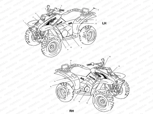 DECALS - A00AG25CA (4954865486A008) | DECALS - A00AG25CA (4954865486A008)
