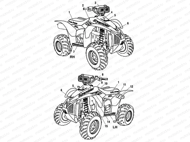 DECALS - A01BA50AA (4963716371A014) | DECALS - A01BA50AA (4963716371A014)