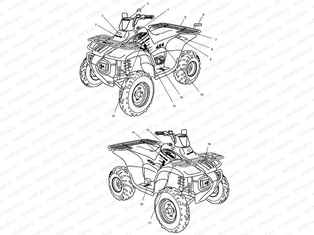 DECALS - A02CG25CA (4969856985A06) | DECALS - A02CG25CA (4969856985A06)