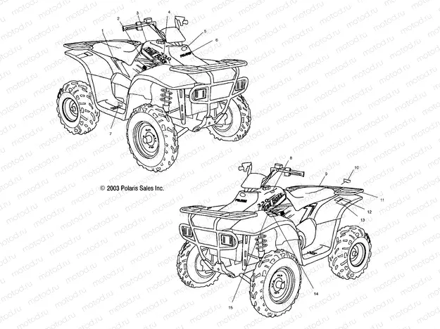 DECALS - A04CA32AA/AB/FA (4986248624A05) | DECALS - A04CA32AA/AB/FA (4986248624A05)