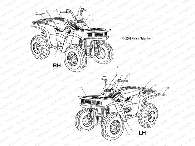 DECALS - A04CB32AA/FC (4986188618A08) | DECALS - A04CB32AA/FC (4986188618A08)