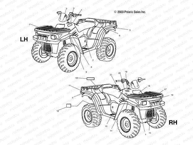 DECALS - A04JD32AA (4977487748A13) | DECALS - A04JD32AA (4977487748A13)