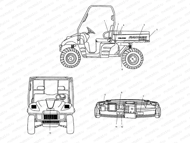 DECALS - A10RB42AA (4970937093A09) | DECALS - A10RB42AA (4970937093A09)