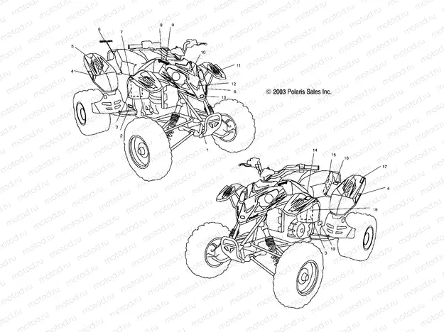 DECALS (AA) - A04GJ50AA (4986168616A07) | DECALS (AA) - A04GJ50AA (4986168616A07)