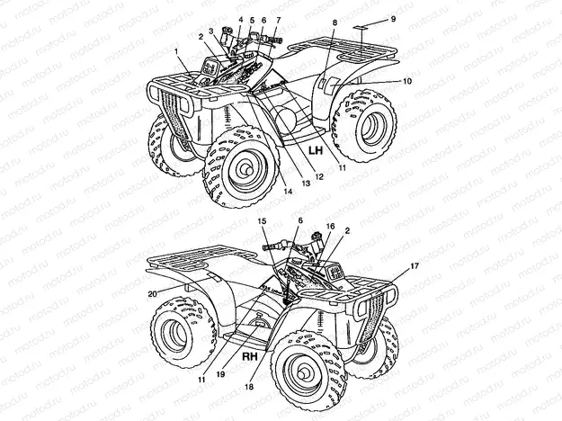 DECALS Magnum 2X4 W98AA42A (4945524552B001) | DECALS Magnum 2X4 W98AA42A (4945524552B001)