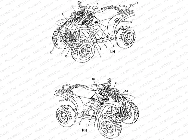 DECALS Trail Boss W97AA25C (4940574057A008) | DECALS Trail Boss W97AA25C (4940574057A008)