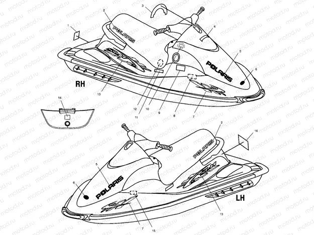 DECALS - W014697D (4964806480A005) | DECALS - W014697D (4964806480A005)