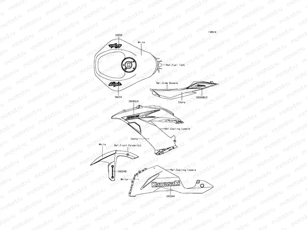 Decals(P.F.S.White)