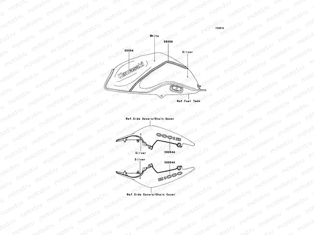 Decals(White/Silver)