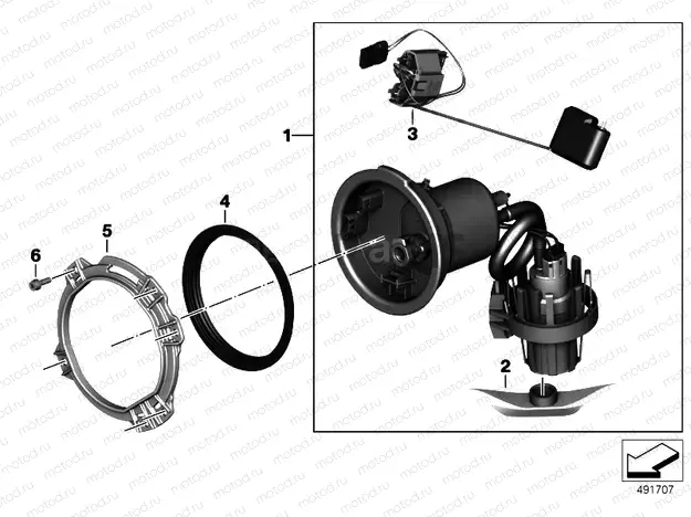 DELIVERY, CONTROL UNITS, FUEL PUMP