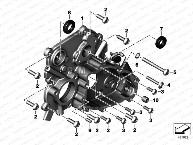 DIFFERENTIAL COVER FOR REVERSER