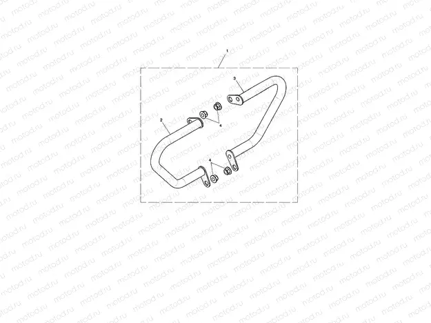 Dresser Bar Kit, Chrome