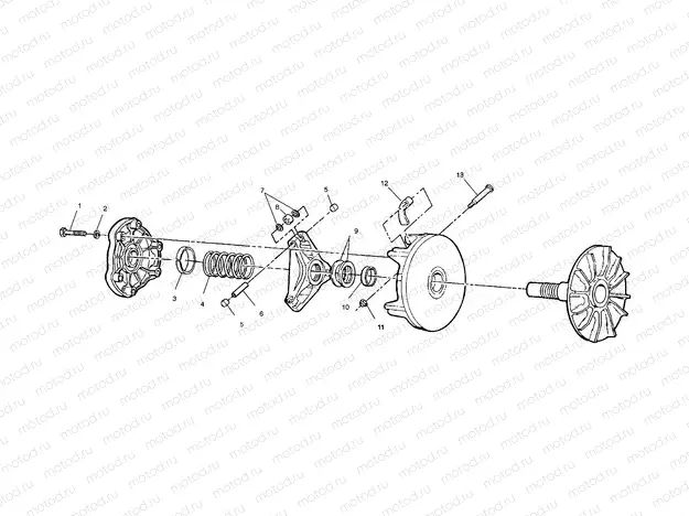 DRIVE CLUTCH - A00CL50AA (4954815481C005) | DRIVE CLUTCH - A00CL50AA (4954815481C005)