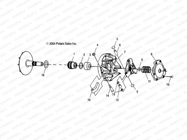 DRIVE CLUTCH - A04CH59AK/AL/AN/AQ/AW (4994279427C10) | DRIVE CLUTCH - A04CH59AK/AL/AN/AQ/AW (4994279427C10)