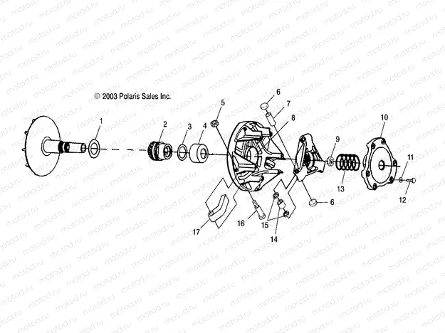 DRIVE CLUTCH - A04CH68AC/AF/AH/AJ/AT/AV (4987468746C03) | DRIVE CLUTCH - A04CH68AC/AF/AH/AJ/AT/AV (4987468746C03)