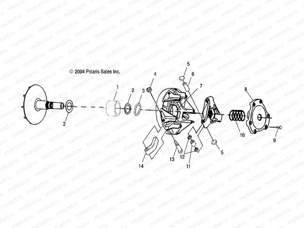 DRIVE CLUTCH - A05MH76AC/AT/AU/AW (4977217721C10) | DRIVE CLUTCH - A05MH76AC/AT/AU/AW (4977217721C10)