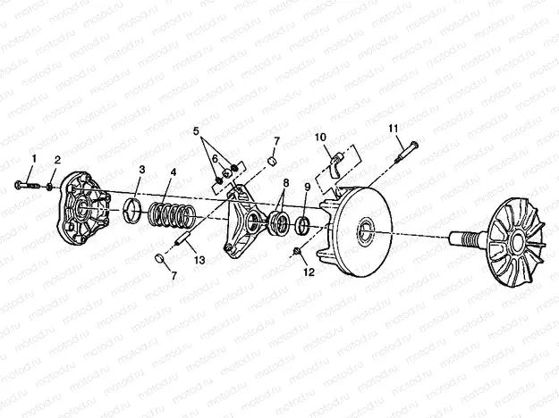 DRIVE CLUTCH - W98AC42A (4945214521C003) | DRIVE CLUTCH - W98AC42A (4945214521C003)